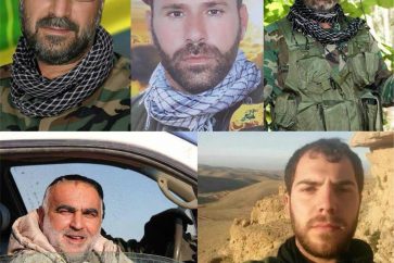 Hezbollah five martyrs bodies recovered