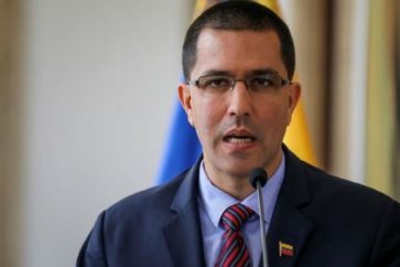 Venezuelan Foreign Minister, Jorge Arreaza.