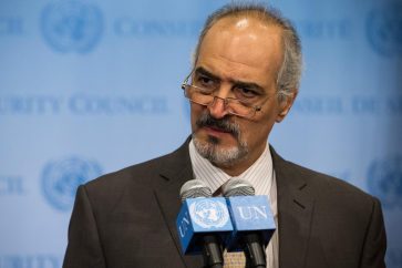 Syria's UN Ambassador Bashar Jaafari