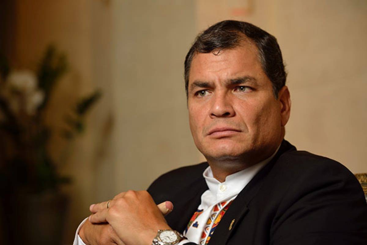Ex-Ecuadorian President Rafael Correa