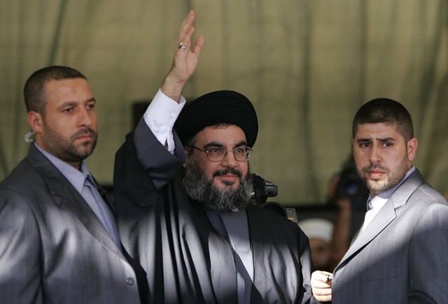 Hezbollah S.G. Sayyed Hasan Nasrallah in Victory Ceremony following July War (September 22, 2006)