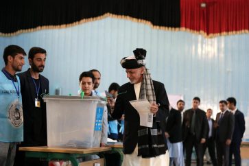 Ghani said after casting his vote at a high school in Kabul.