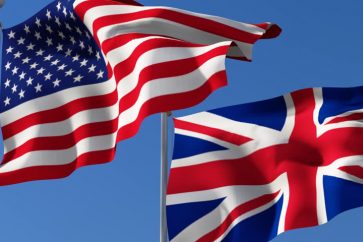 UK US flags