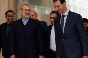 Bashar Assad, Ali Larijani