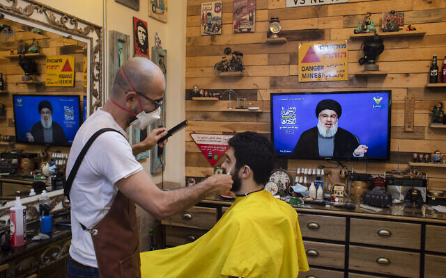 Israeli barber Sayyed Nasrallah