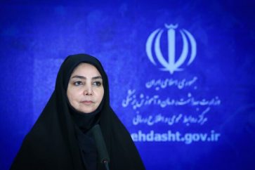Iranian Health Ministry’s Spokeswoman Sima Sadat Lari