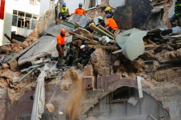 Beirut rescue workers searching for survivors