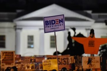 US protest near White House