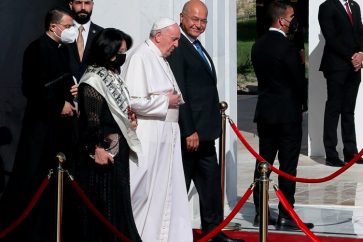 Pope leaving Iraq