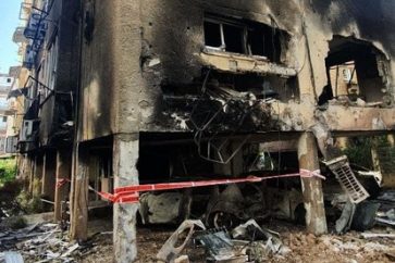 Israeli house direct hit Gaza rocket