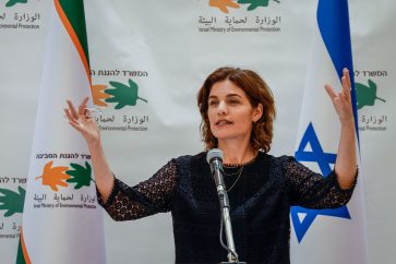 Israeli Minister of Environmental Protection Tamar Zandberg