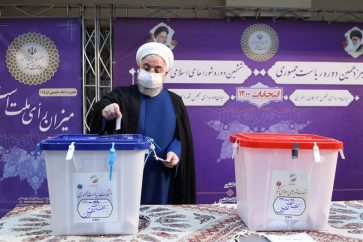 Rouhani voting