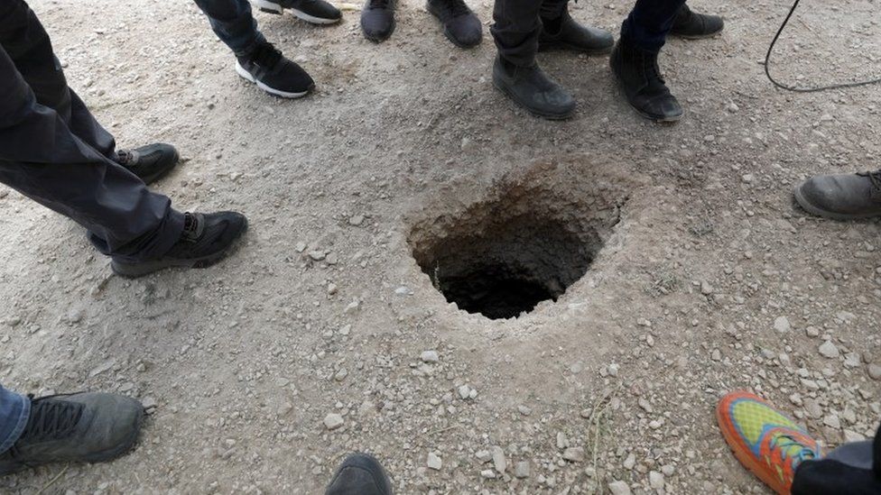 Gilboa jailbreak hole
