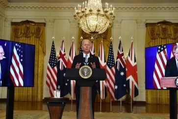 Biden virtual summit with UK, Australia