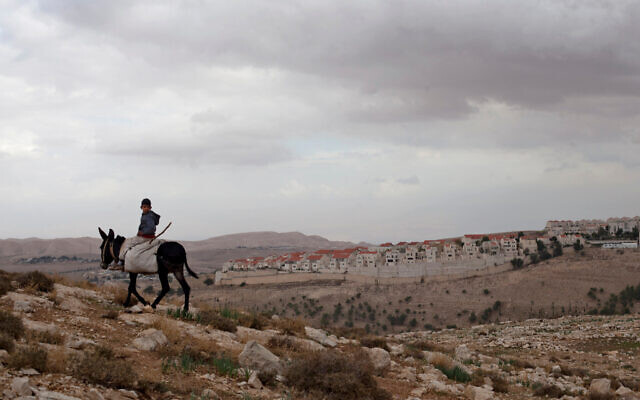 Israeli settlements E1 area West Bank
