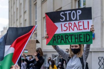 protest against Israeli apartheid