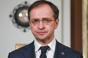 Vladimir Medinsky,, Russia’s top negotiator at the peace talks with Ukraine.