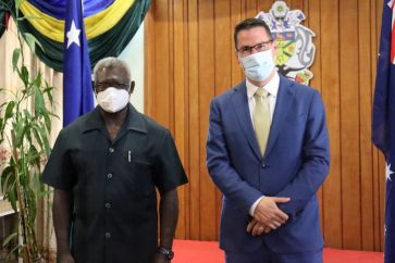 Australia minister Solomon Isands visit
