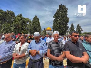 Friday prayers at Al-Aqsa