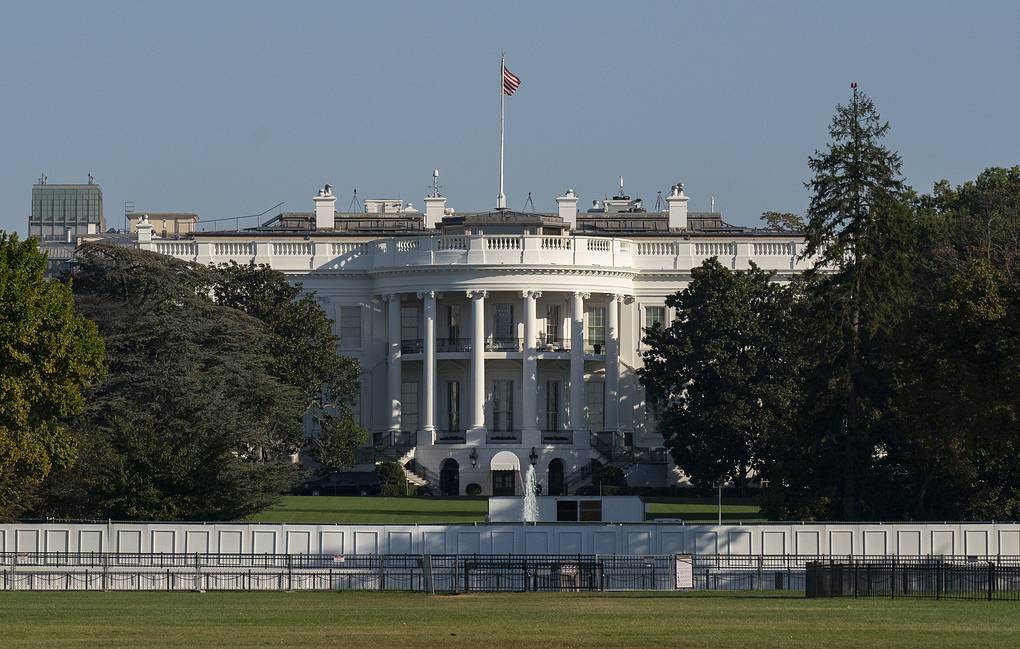 The White House is seen in Washington, Wednesday, Oct. 7, 2020. (AP Photo/Carolyn Kaster)