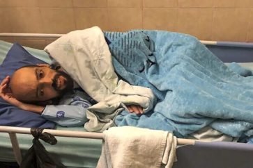 Palestinian Hunger Striker Khalil Awawdeh