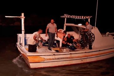 rescue efforts Lebanon sinking boat