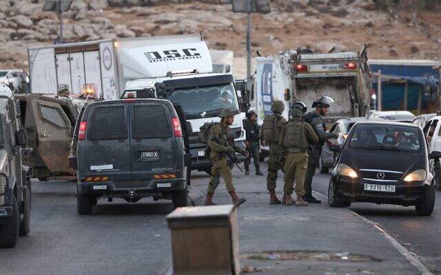 IOF Shuafat shooting manhunt