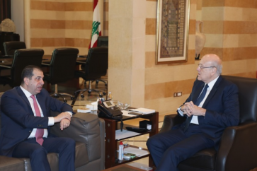 Caretaker Prime Minister, Najib Mikati, hosting  WFP Director in Lebanon, Dr. Abdullah Al-Wardat