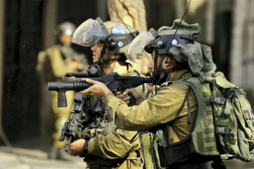 Israeli occupation forces in the West Bank