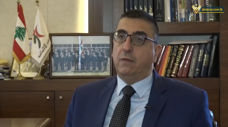 Lebanese caretaker social affairs minister Hector Hajjar 