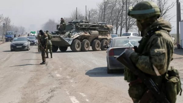 Russian troops during military operation in Ukraine
