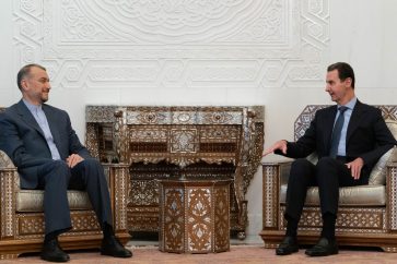 Syrian President Bashar Assad hosting Iran's FM Hussein Amirabdollahian
