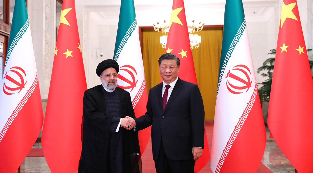 Iranian President Ebrahim Raisi and Chinese counterpart Xi JInping