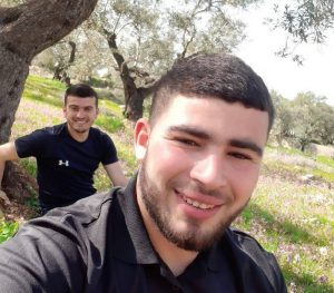 Two martyrs Khaled Sabah and Muhannad Shehade