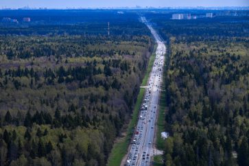 Russia M1 highway