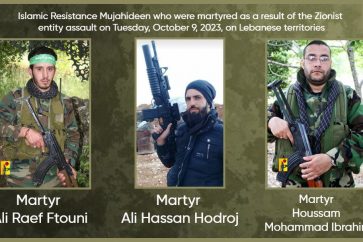 Hezbollah martyrs in South Lebanon