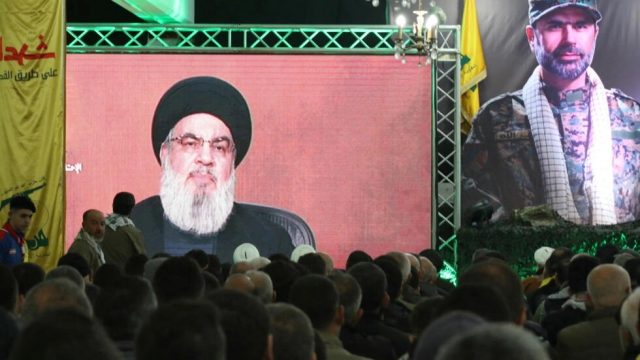 Khirbet Selm Hezbollah memorial service