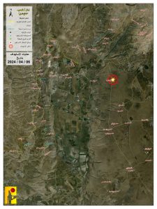 map Israeli artillery