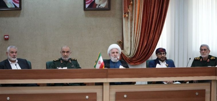  <a href="https://english.almanar.com.lb/2116677">Axis of Resistance Officials Assemble in Tehran, Deliver Message of Unity against ‘Israel’</a>