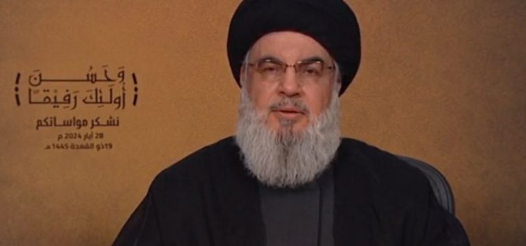  <a href="https://english.almanar.com.lb/2120868">Hezbollah Leader Expresses Gratitude for Condolences, Condemns Rafah Massacre</a>