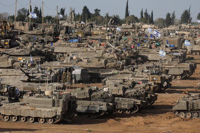 Israeli tanks Rafah