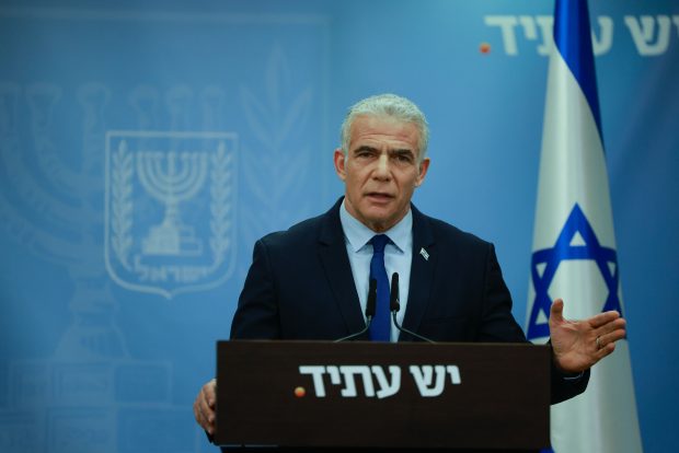 Israeli opposition leader Yair Lapid (photo from archive).