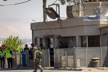 King Hussein bridge crossing shooting