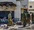 Israeli occupation forces at the scene of a rocket attack by Hezbollah in Kiryat Shmona (September 4, 2024).