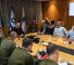 Israeli DM meeting with security chiefs hostages