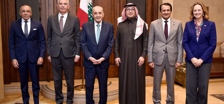  <a href="https://english.almanar.com.lb/2288453">Lebanon&#8217;s House Speaker Discusses Presidential Elections with Ambassadors of Quintet Committee</a>