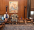 House Speaker Nabih meets with the head of the committee monitoring ceasefire in Lebanon General Jesper Jeffers and the full-time senior U.S. military leader in Beirut, Major General Michael Leeney, in presence of the US Ambassador Lisa Johnson