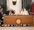 Qatari and American business leaders in Doha
