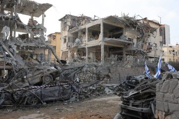 Tel Aviv destruction Iran missile attack