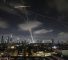 Iranian missiles clash with interceptor missiles in Tel Aviv skies